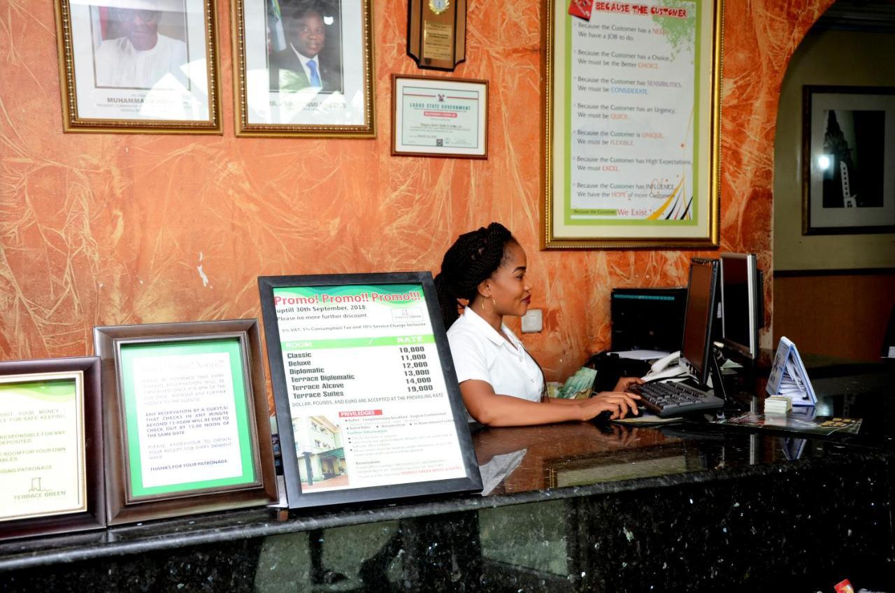 Terrace Green Hotels & Suite Lagos Bagian luar foto