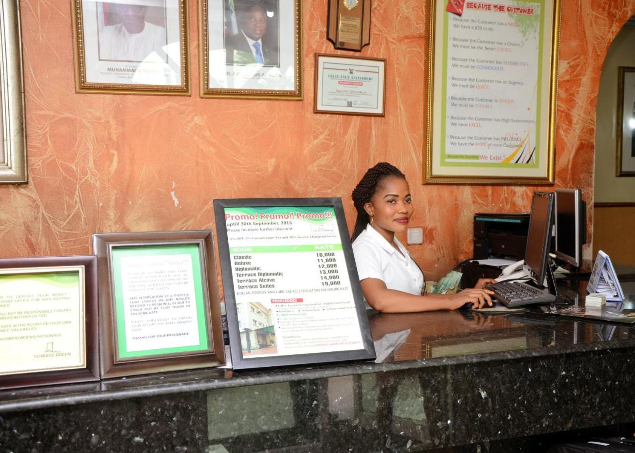 Terrace Green Hotels & Suite Lagos Bagian luar foto